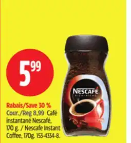 Canadian Tire Nescafe Instant Coffee offer