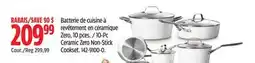 Canadian Tire Heritage 10-Pc Ceramic Zero Non-Stick Cookset offer