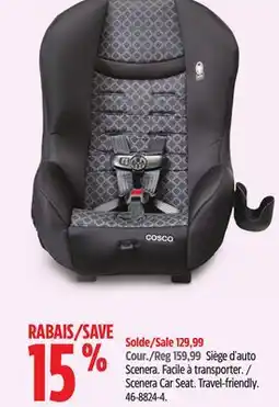 Canadian Tire Cosco Scenera Car Seat offer