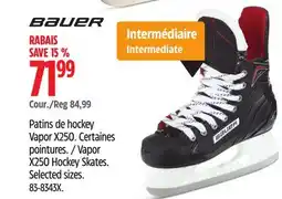 Canadian Tire Bauer Vapor X250 Hockey Skates offer