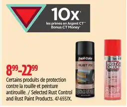 Canadian Tire Selected Rust Control and Rust Paint Products offer