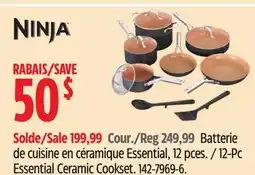 Canadian Tire Ninja 12-Pc Essential Ceramic Cookset offer