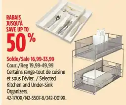 Canadian Tire type-a Selected Kitchen and Under-Sink Organizers offer