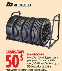 Canadian Tire Wall-Mount Tire Rack offer