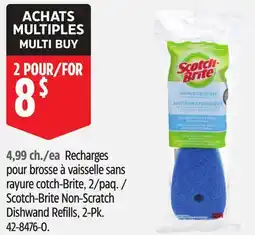 Canadian Tire Recharges pour brosse à vaisselle sans rayure cotch-Brite, 2/paq offer