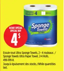 Canadian Tire Sponge Towels Ultra Paper Towel offer
