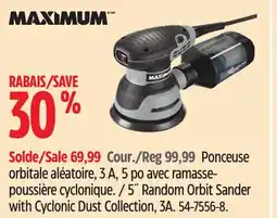 Canadian Tire Maximum Sander with Cyclonic Dust Collection, 3A offer