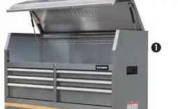 Canadian Tire MAXIMUM 56˝ Tool Chest with Built-In Power Bar with USB offer
