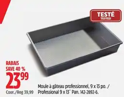 Canadian Tire Paderno Professional 9 x 13˝ Pan offer