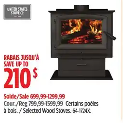 Canadian Tire Selected Wood Stoves offer