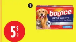 Canadian Tire Bounce Pet Hair and Mega Dryer Sheets, Fresh Scent offer