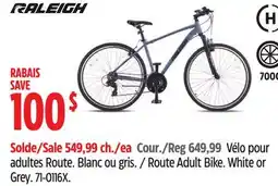 Canadian Tire Raleigh Route Adult Bike offer