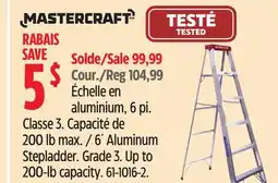 Canadian Tire 6´ Aluminum Stepladder offer