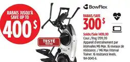 Canadian Tire Bowflex M6 Max Interval Trainer offer