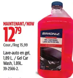 Canadian Tire Simoniz Gel Car Wash, 1.89L offer