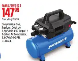 Canadian Tire 3-Gallon Air Compressor offer
