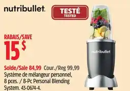 Canadian Tire Nutribullet 8-Pc Personal Blending System offer