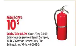 Canadian Tire Garrison Heavy-Duty Fire Extinguisher offer