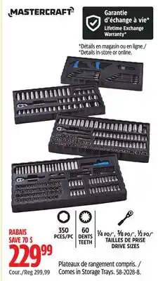 Canadian Tire Mastercraft Comes in Storage Trays offer