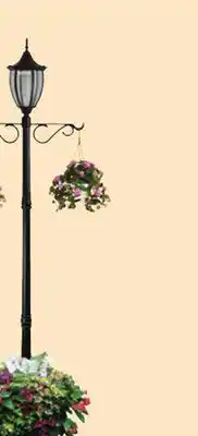Canadian Tire For Living Cresmont Outdoor Solar Lamp/Planter offer