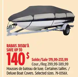 Canadian Tire Classic Deluxe Boat Covers offer