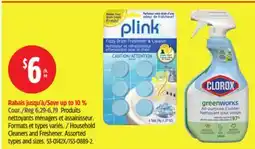 Canadian Tire Household Cleaners and Freshener offer
