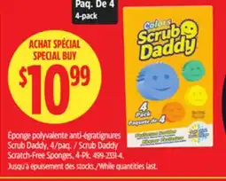 Canadian Tire Scrub Daddy Scratch-Free Sponges offer