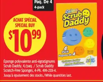 Canadian Tire Scrub Daddy Scratch-Free Sponges offer