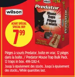 Canadian Tire Wilson Predator Mouse Trap Bulk Pack offer