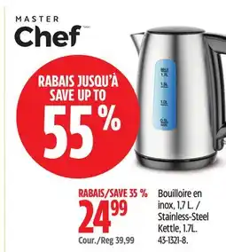 Canadian Tire MASTER Chef Stainless-Steel Kettle offer