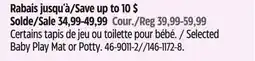Canadian Tire Regalo Selected Baby Play Mat or Potty offer