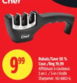 Canadian Tire Master Chef 3-in-1 Knife Sharpener offer