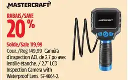 Canadian Tire Mastercraft 2.7˝ LCD Inspection Camera with offer