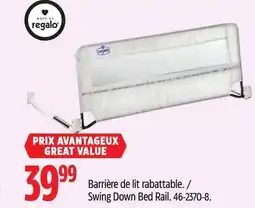 Canadian Tire Regalo Swing Down Bed Rail offer
