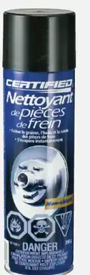 Canadian Tire Certified Non-Chlorinated Brake Cleaner, 390g offer
