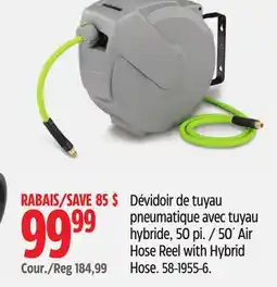 Canadian Tire MAXIMUM 50´ Air Hose Reel with Hybrid Hose offer