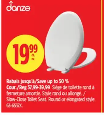Canadian Tire Danze Slow-Close Toilet Seat offer