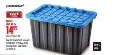 Canadian Tire Heavy-Duty Storage Tote. Stackable offer