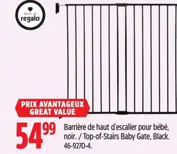 Canadian Tire Top-of-Stairs Baby Gate offer