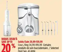 Canadian Tire Philips Selected Oral Care offer