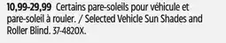 Canadian Tire Selected Vehicle Sun Shades and Roller Blind offer