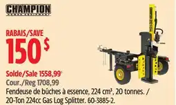 Canadian Tire Champion 20-Ton 224cc Gas Log Splitter offer