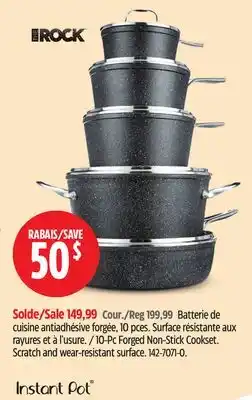 Canadian Tire Heritage 10-Pc Forged Non-Stick Cookset offer