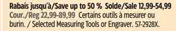 Canadian Tire Mastercraft Selected Measuring Tools or Engraver offer