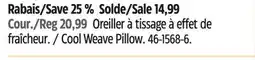 Canadian Tire Cool Weave Pillow offer