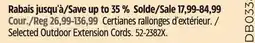 Canadian Tire NOMA Selected Outdoor Extension Cords offer