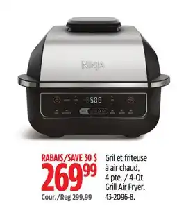Canadian Tire Ninja 4-Qt Grill Air Fryer offer
