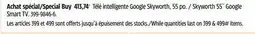 Canadian Tire Skyworth 55-in 55 Google Smart TV offer