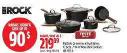Canadian Tire The Rock 10-Pc Non-Stick Cookset offer