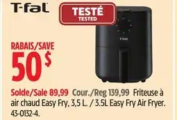 Canadian Tire T-fal 3.5L Easy Fry Air Fryer offer